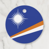 Marshall Islands vlag Bedankjes Labels (Voorkant)