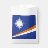 Marshall Islands vlag Bedankzakje (Voorkant)