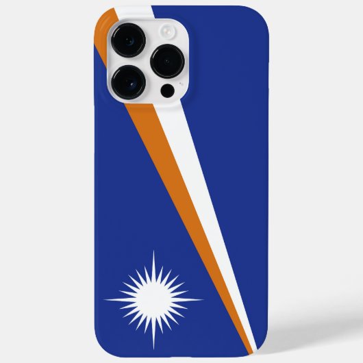 Marshall Islands vlag Case-Mate iPhone Case (Achterkant)