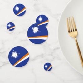 Marshall Islands vlag Confetti