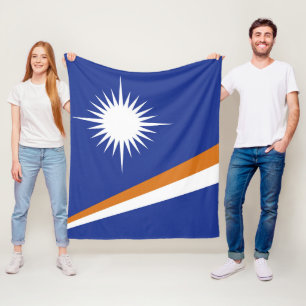 Marshall Islands vlag Fleece Deken