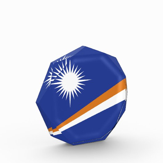 Marshall Islands vlag Fotoblokken (Links)