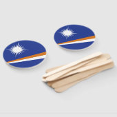 Marshall Islands vlag Handwaaier (Niet-gemonteerd)