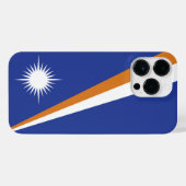 Marshall Islands vlag iPhone Hoesje (Achterkant horizontaal)