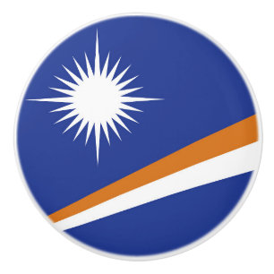 Marshall Islands vlag Keramische Knop