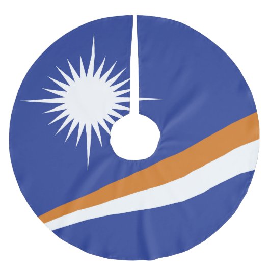 Marshall Islands vlag Kerstboom Rok (Voorkant)