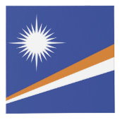 Marshall Islands vlag Kubus (Rechts)