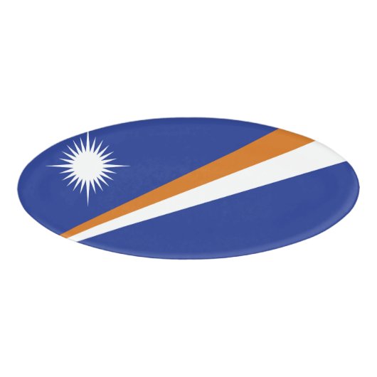 Marshall Islands vlag Naambadge (Voorkant)