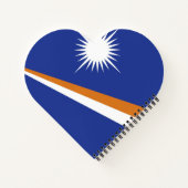 Marshall Islands vlag Notitieboek (Achterkant)