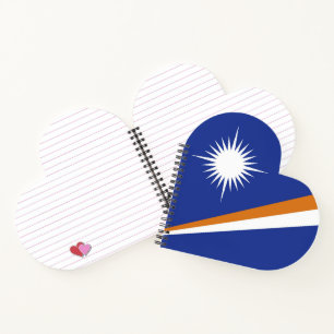Marshall Islands vlag Notitieboek