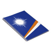 Marshall Islands vlag Notitieboek (Rechterzijde)