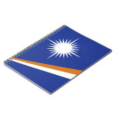 Marshall Islands vlag Notitieboek (Linkerzijde)
