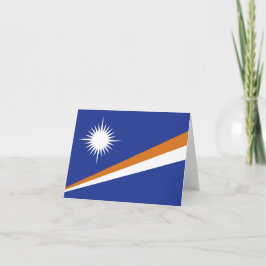 Marshall Islands vlag Notitiekaartje