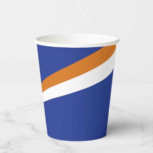 Marshall Islands vlag Papieren Bekers (Achterkant)