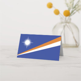 Marshall Islands vlag Plaatskaartje