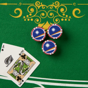 Marshall Islands vlag Poker Chips