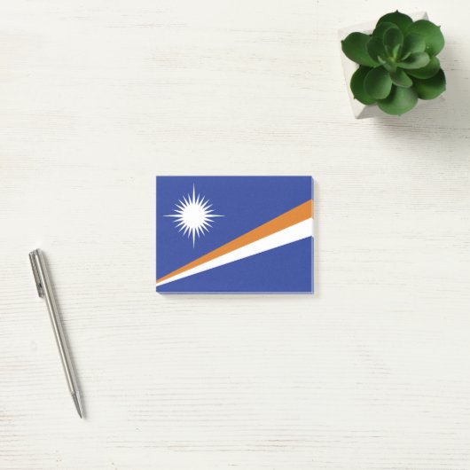Marshall Islands vlag Post-it® Notes (Kantoor)