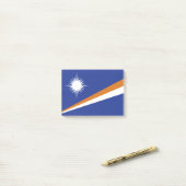 Marshall Islands vlag Post-it® Notes (Op bureau)