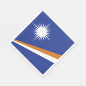 Marshall Islands vlag Servet (Hoek)