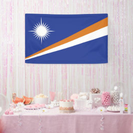 Marshall Islands vlag Spandoek