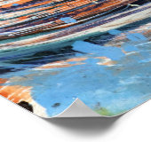 Marshall Michigan Fountain Abstracte kunst Poster (Hoek)