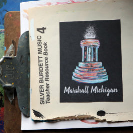 Marshall Michigan Fountain Briefkaart