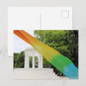 Marshall Michigan Pride Rainbow  Briefkaart (Voorkant / Achterkant)