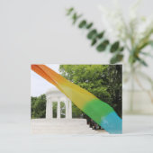 Marshall Michigan Pride Regenboog Briefkaart (Staand voorkant)