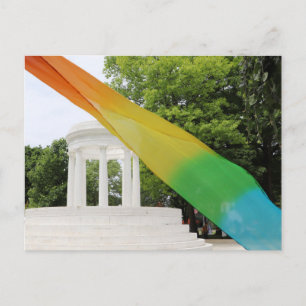Marshall Michigan Pride Regenboog Briefkaart