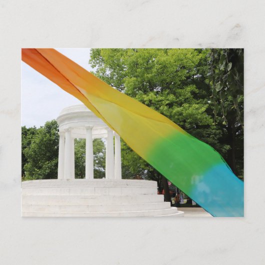 Marshall Michigan Pride Regenboog Briefkaart (Voorkant)