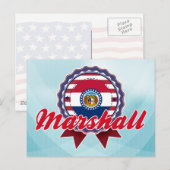 Marshall, MO Briefkaart (Voorkant / Achterkant)