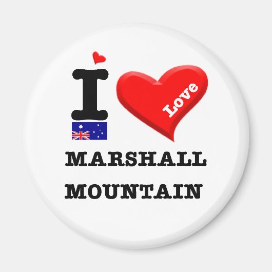 MARSHALL MOUNTAIN - Ik hou ervan Magneet (Voorkant)