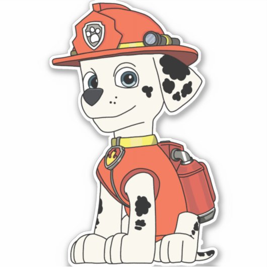 Marshall- Paw Patrol Sticker (Voorkant)