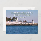 Marshall Point Light, Maine Briefkaart (Voorkant / Achterkant)