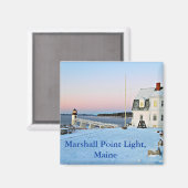 Marshall Point Light, Maine Magnet (Voorkant / Achterkant)