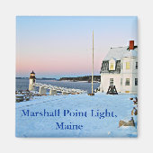 Marshall Point Light, Maine Magnet (Voorkant)