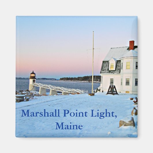 Marshall Point Light, Maine Magnet (Voorkant)