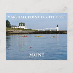 Marshall Point Light, Port Clyde Maine Briefkaart