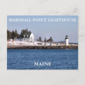 Marshall Point Light, Port Clyde Maine Briefkaart (Voorkant)