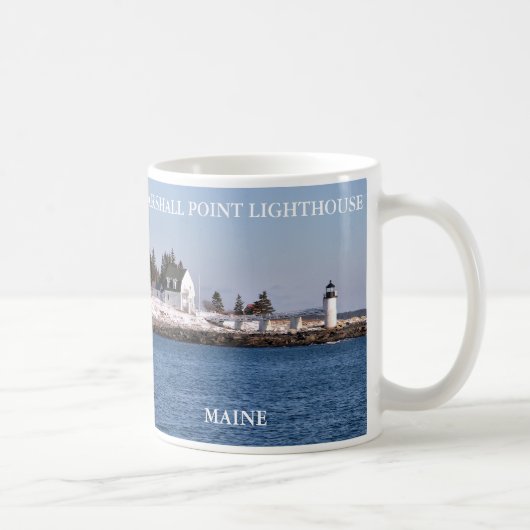 Marshall Point Light, Port Clyde Maine Koffiemok (Rechts)