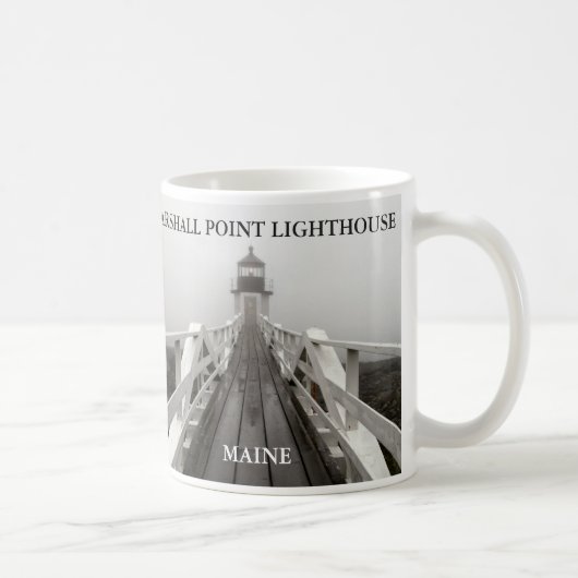 Marshall Point Light, Port Clyde Maine Koffiemok (Rechts)