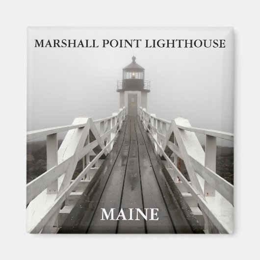 Marshall Point Light, Port Clyde Maine Magneet (Voorkant)