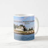 Marshall Point Light, Port Clyde Maine Mok (Voorkant rechts)