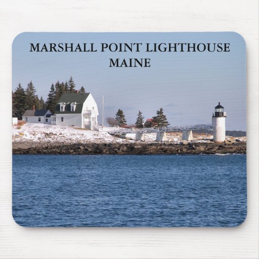 Marshall Point Light, Port Clyde Maine Muismat (Voorkant)