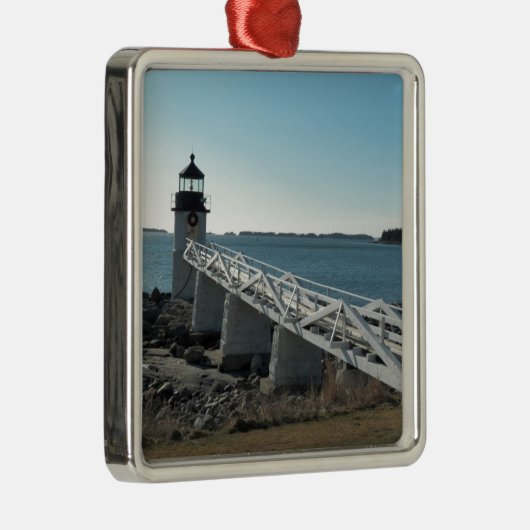 Marshall Point Lighthouse 5 Metalen Ornament (Rechts)