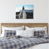 Marshall Point Lighthouse 7 Canvas Afdruk (Insitu (Slaapkamer))