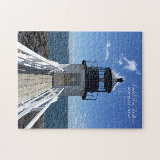 Marshall Point Lighthouse Legpuzzel (Horizontaal)