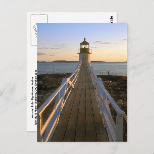 Marshall Point Lighthouse Maine Briefkaart (Voorkant / Achterkant)
