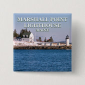 Marshall Point Lighthouse, Maine Button (Voorkant)