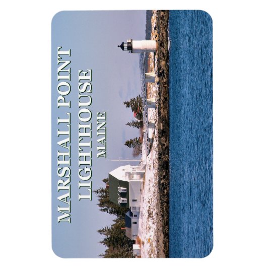 Marshall Point Lighthouse, Maine Flexi Magnet Magneet (Verticaal)